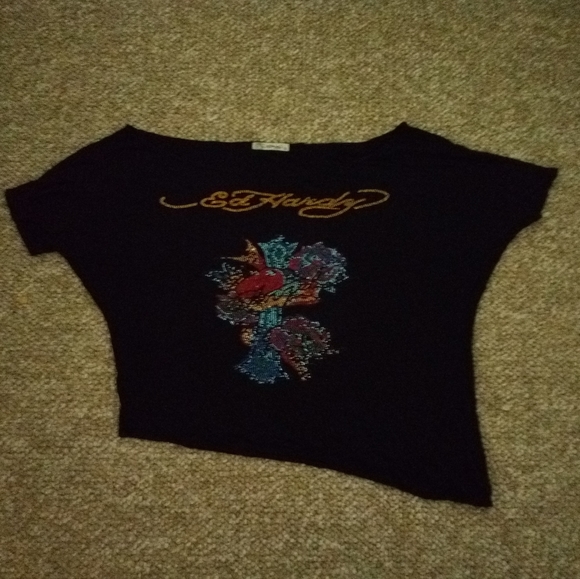 Ed Hardy | Tops | Ed Hardy Crop Top 